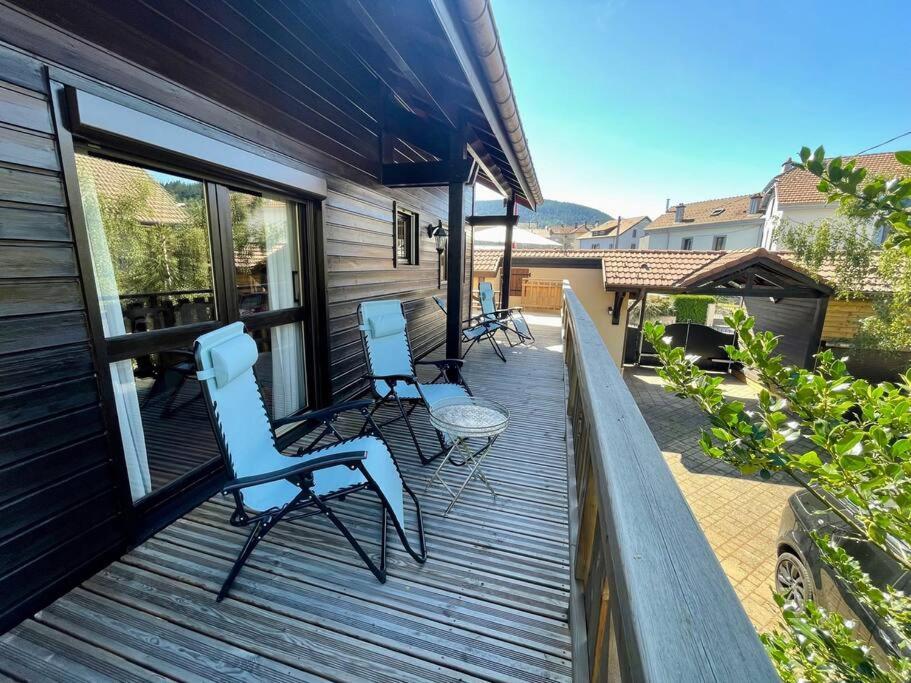 Chalet Kelly, Centre Ville / Jacuzzi / Sauna Gérardmer Exteriör bild