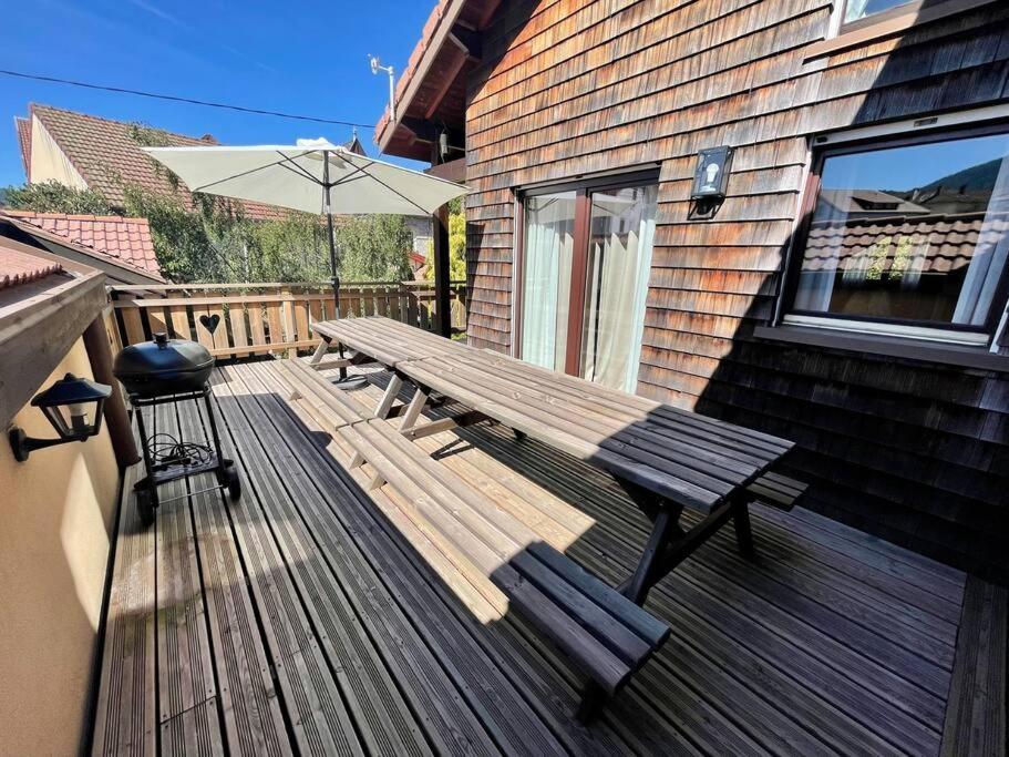 Chalet Kelly, Centre Ville / Jacuzzi / Sauna Gérardmer Exteriör bild